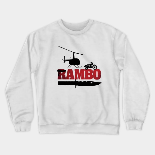 Rambo Crewneck Sweatshirt by RataGorrata